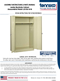 Jumbo Wardrobe Cabinet - Unassembled Model J2478A-N-W (2800918)
